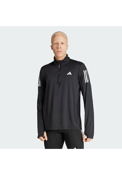 Black Adidas Erkek Koşu - Yürüyüş Eşofman Üstü Otr B Hz In1490 Siyah