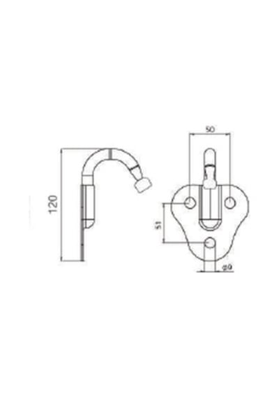 NEKSAN Bagaj Kancası 12 mm (Saclı-Galveniz)