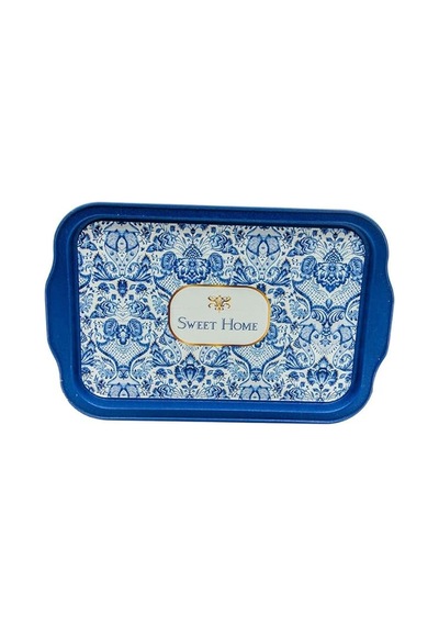 Evle-azulejos Desenli Metal Tepsi - Çay Kahve Tepsisi - Sunum Tepsisi 21 Cm X 31 Cm Azulejos Sweet Sku: Smg8690010550309 Açık Mavi Evle-azulejos Desenli Metal Tepsi - Çay Kahve Tepsisi - Sunum Tepsisi 21 Cm X 31 Cm Azulejos Sweet Sku: Smg8690010550309 Açık Mavi