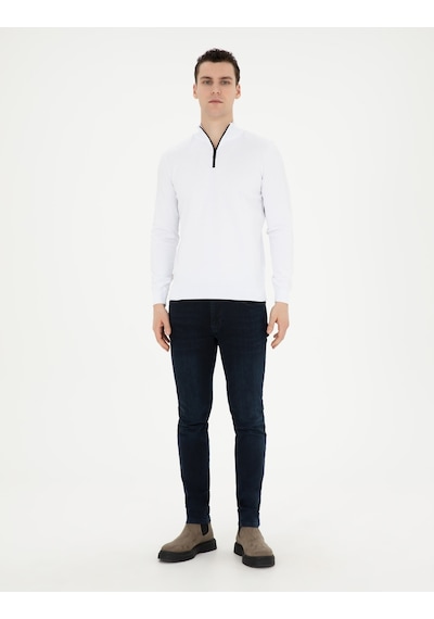 Pierre Cardin Erkek Ekru Kazak /triko 50279383-vr019 Ekru