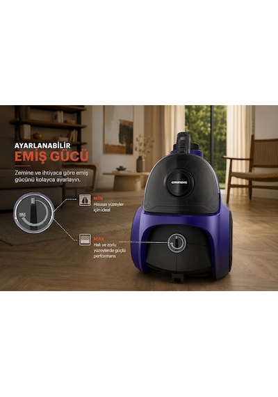 Grundig VCC 7870 750 W Toz Torbasız Elektrikli Süpürge