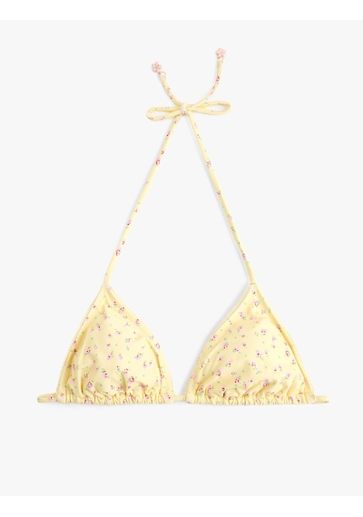 Koton Koton X Sibil Çetinkaya - Boyundan Bağlamalı Çiçekli Bikini Üstü Beyaz Desenli 6sak10094mm Koton Koton X Sibil Çetinkaya - Boyundan Bağlamalı Çiçekli Bikini Üstü Beyaz Desenli 6sak10094mm