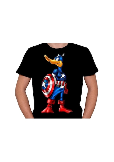 Captain Daffy Kaptan Ördek Duck Tişört Unisex T-shirt 001