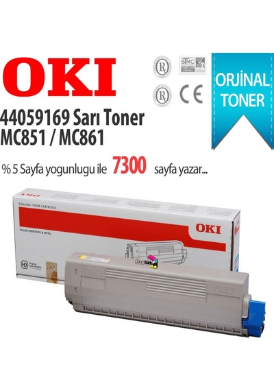 OKI 44059169 TONER K-MC851/MC861-7.3K SARI