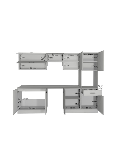 Decoraktiv Elite 280y Ankastre Boy Dolaplı Mdf Hazır Mutfak Dolabı - Tezgah Dahil - Antrasit Decoraktiv Elite 280y Ankastre Boy Dolaplı Mdf Hazır Mutfak Dolabı - Tezgah Dahil - Antrasit