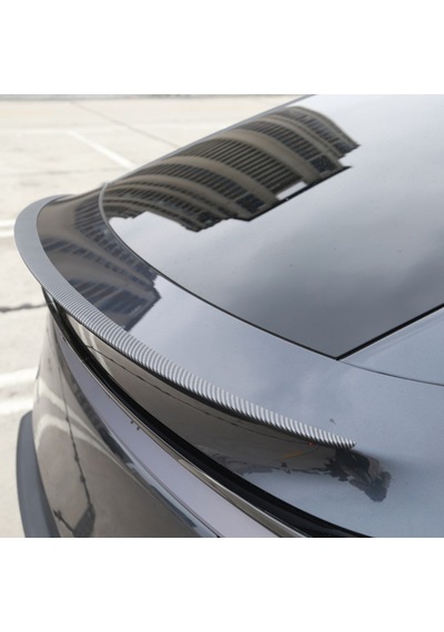 Tesla Juniper Arka Tampon Performance Tip Spoyleri Spoiler - Mat Karbon Kaplama Siyah