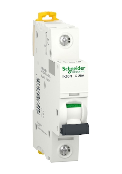 Schneider Electric Acti9 İk60N A9K24120 20A Sigorta (1P, 6Ka, C Eğrisi)