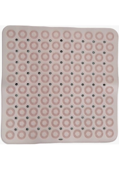 Kare Masajlı Silikon Banyo & Duş Kaydırmazı Pembe Renk Pembe