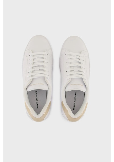 Armani Exchange Bayan Ayakkabı Xdx165 Xv891 T782 Beyaz-gold Altın - Beyaz