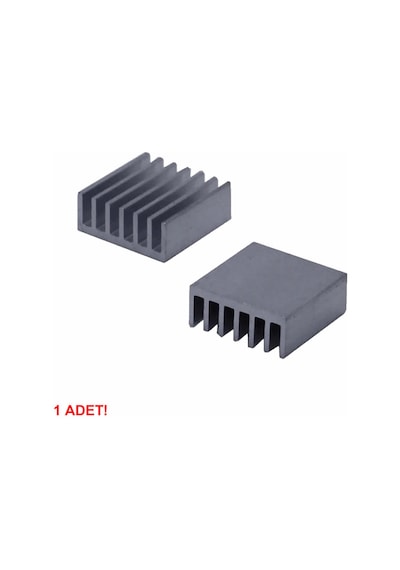 14 MM x 14 MM x 6 MM Alüminyum Metal Soğutucu Blok Termal Etiket Radyatör Amfi Led Entegre Transistör