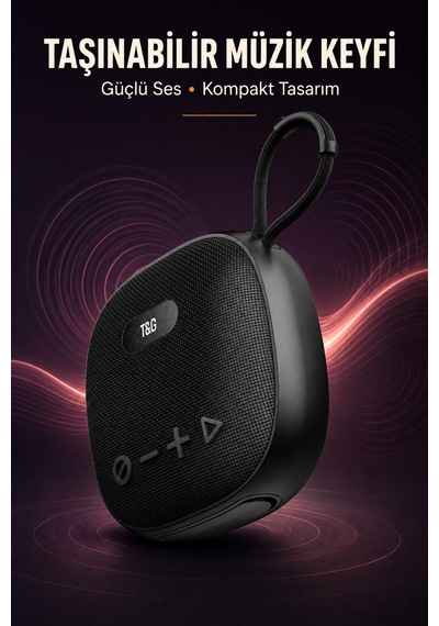 Bluetooth Kulaklıklı Taşınabilir Hoparlör 5w Usb Sd Aux Fm 1500 Mah Kablosuz Speaker Bluetooth V5.3