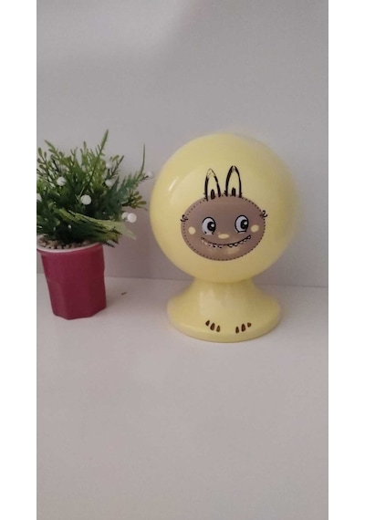 Labubu Kumbara Sarı Renk