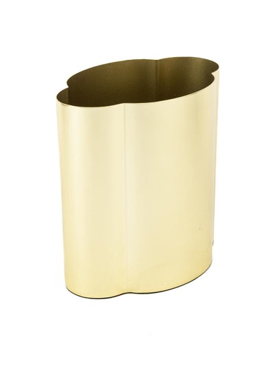 Mikasa Moor Gold Flower Metal Vazo 15x11x15 Cm