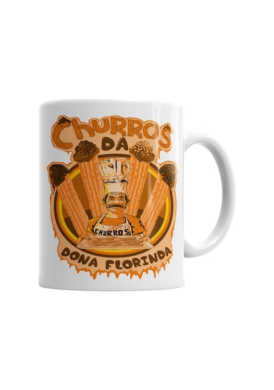 Churros Da Dona Florinda Kupa Bardak Porselen Karışık