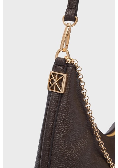 Calvin Klein Zincir Detaylı Ayarlanabilir Askılı Çanta Lv04f3495gbal Bayan Çanta Lv04f3495g Bal Kahve