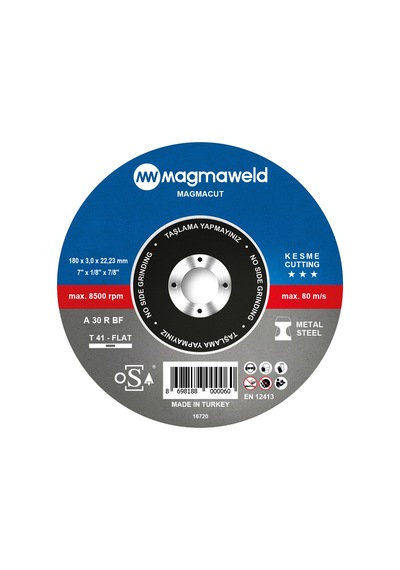 Magmacut Kesme Taşı Düz 180 X 3.0 X 22 mm