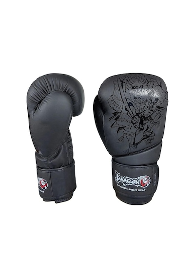 Dragon Yakuza Muay Thai, Kick Boks Ve Boks Eldiveni Siyah 10 Oz