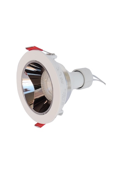 Beyaz Gümüş Sıva Altı Spot Cob Led Armatür GU10 5W Beyaz Işıklı