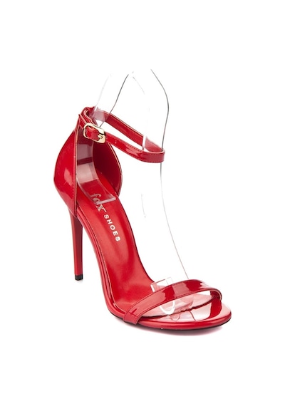 Fox Shoes Kırmızı Rugan Kadın Topuklu Ayakkabı 7749112608
