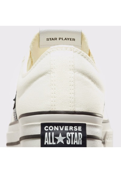 Converse Star Player 76 Premium Canvas Unisex Beyaz Sneaker Krem