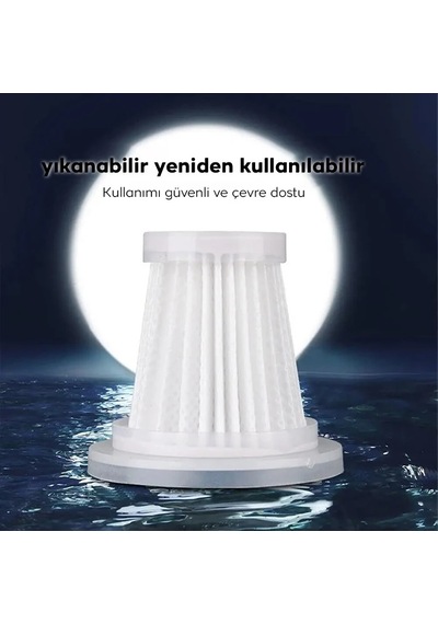 Ally M2037 6000r Portatif Vakumlu Üflemeli Mini Araç Süpürgesi - Toz Ve Kül Temizliği- 5775
