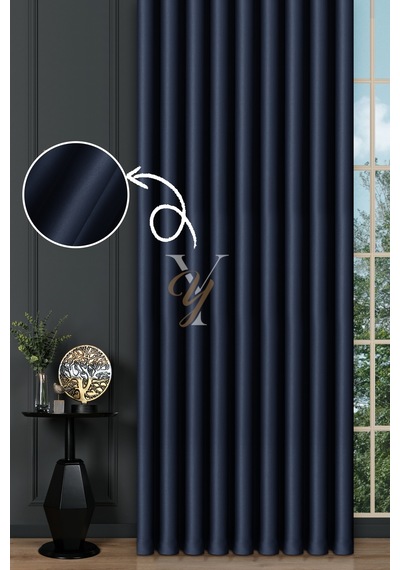 Blackout Fon Perde V-2035 Lacivert Lacivert
