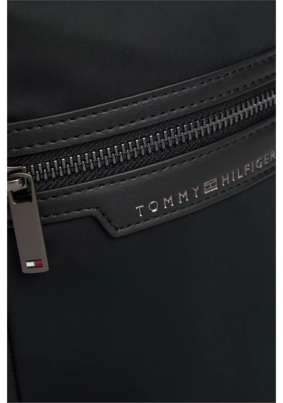 Tommy Hilfiger Logolu Ayarlanabilir Askılı Çanta Erkek Çanta Am0am14688 Bds Siyah