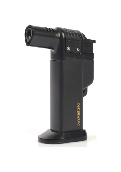 Conquistador Tek Torch Pürmüz Siyah Masa Tipi Plastik Puro Çakmağı Cnq-038
