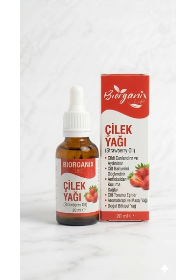 Life Çilek Yağı 20 Ml %100 Saf & Doğal Cilt Bakım Yağı