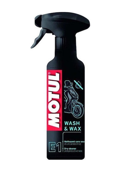 Motul E1 Wash & Wax Susuz Temizleme Spreyi 400 ML