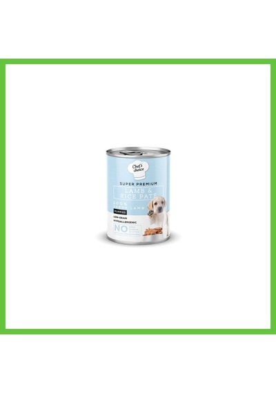 Chefs Choice Pate Lamb Puppy Kuzulu Düşük Tahıllı Yavru Köpek Konservesi 400 Gr Dmc