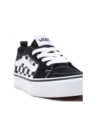 VANS Ayakkabı VN0A3MVP5GX1 YT Filmore (Checkerboard) Black/Whte 35 Siyah