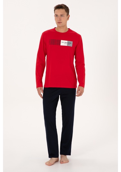 U.s. Polo Assn. Erkek Kırmızı Pijama Takım 50318597-vr030 Kırmızı