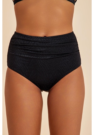 Amarelle Bali Siyah Balenli Dolgulu Straplez Push-up Bikini Takım Siyah