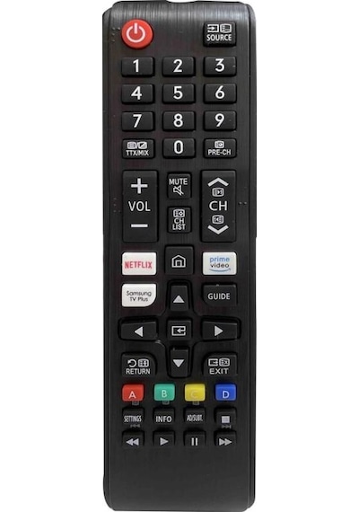 Samsung Uyumlu Netflix Prime Video Plus Tuşlu LED TV Kumanda