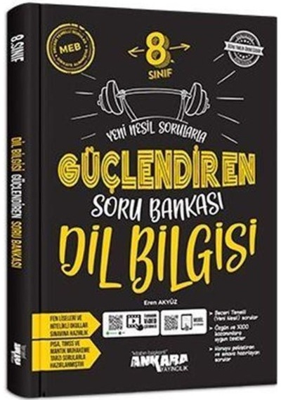 Ankara 8. Sınıf LGS Dil Bilgisi Güçlendiren Soru Bankası 202 N11.1830