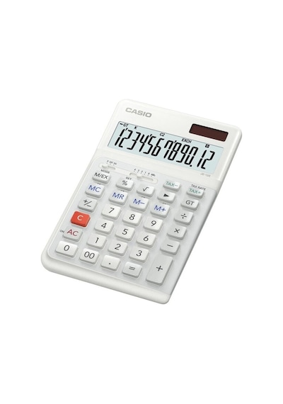 Casio JE-12E-WE 12 Haneli Masaüstü Hesap Makinesi
