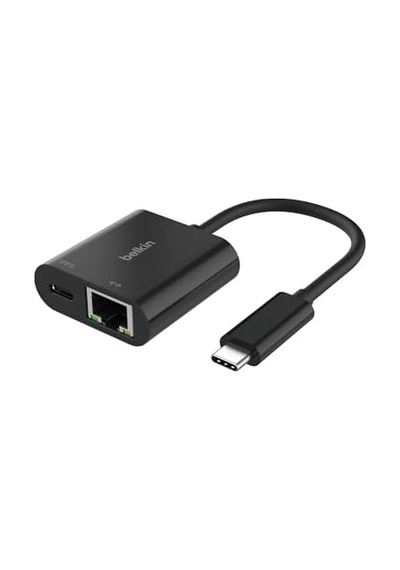 Connect Usb-c - Ethernet + Şarj Adaptörü 100w, Gigabit Ethernet Bağlantı Noktası Ve Usb-c Bağlantı Noktası -