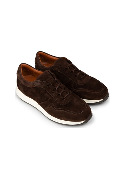 Deery Erkek Hakiki Süet Kahverengi Sneaker Ayakkabı - E8210zkhve01 Kahverengi