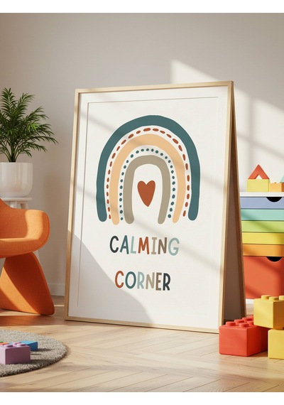 Calming Corner Dijital Baskı Poster V1 Çerçevesiz