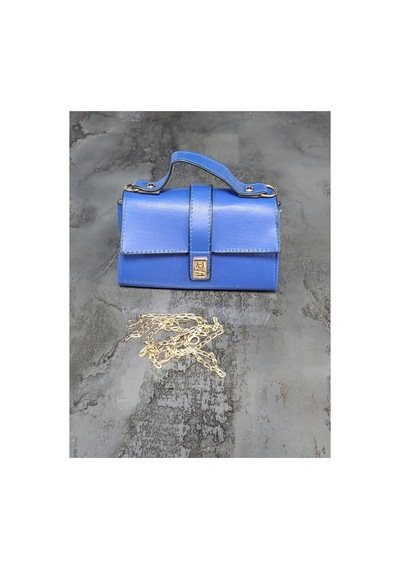 Names Bag Trend Model Lüks El, Omuz Ve Çapraz Kadın Çantası Mavi Mavi