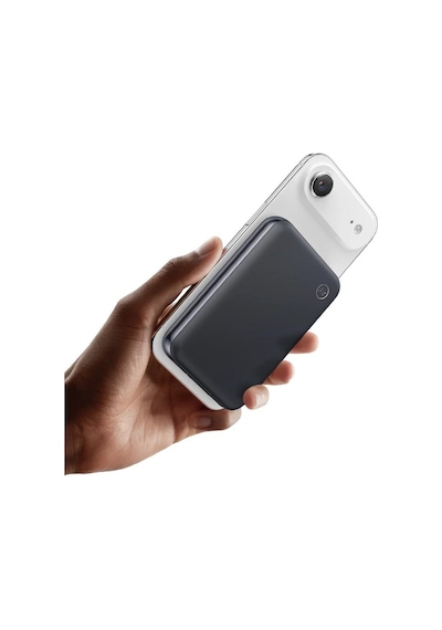 Mc-2431 Metaair Qi2.2 25w 10000mah 35w Ultra Ince Metal Manyetik Kablosuz Powerbank Siyah