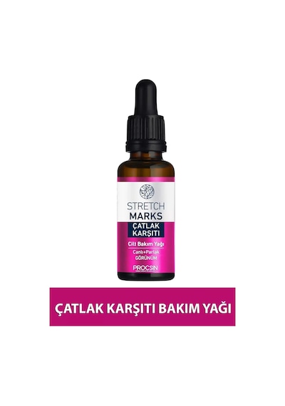 Procsin Strecth Marks Çatlak Karşıtı Cilt Bakım Yağı 20 ML