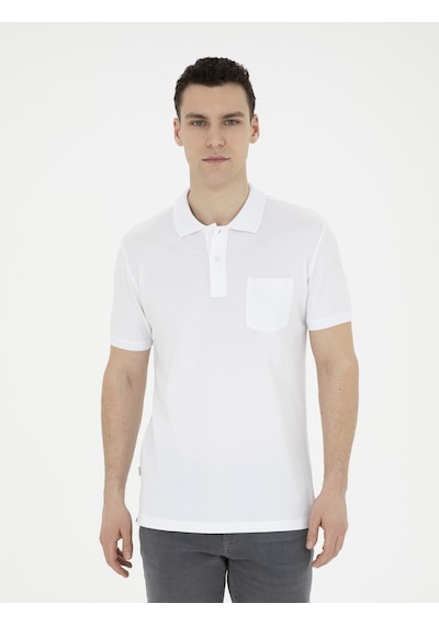 Pierre Cardin Erkek Beyaz Tişört Basic 50280753-vr013 Beyaz