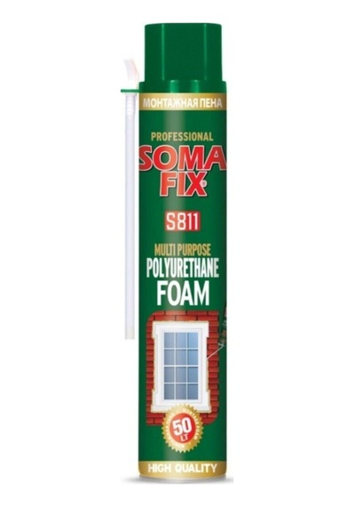 Soma Fix S811 Profesyonel Çok Amaçlı Poliüretan Köpük 750 Ml