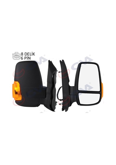 Ford Transit V-363 2014- Dış Dikiz Aynası Sağ 8h6p Oem No:bk3117682nf5ja6