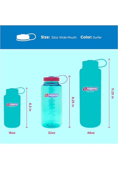 Nalgene Wh Sustain Trinkflaschen Surfer 1 L Çok Renkli
