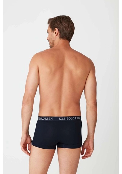 U.S. Polo Assn. Erkek Lacivert - Lacivert Baskılı 2 Li Boxer 82006 Lacivert - Lacivert Baskılı