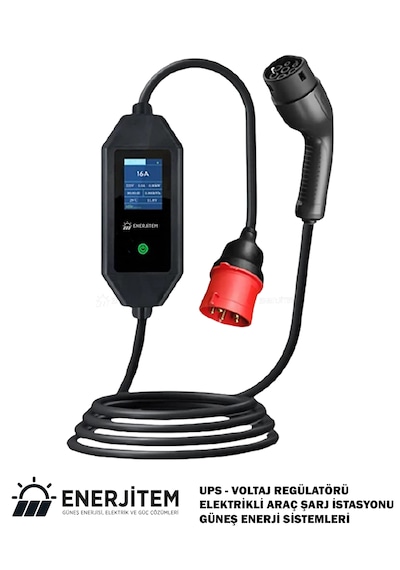 Enerjitem 11 Kw Elektrikli Araç Taşınabilir Şarj İstasyonu