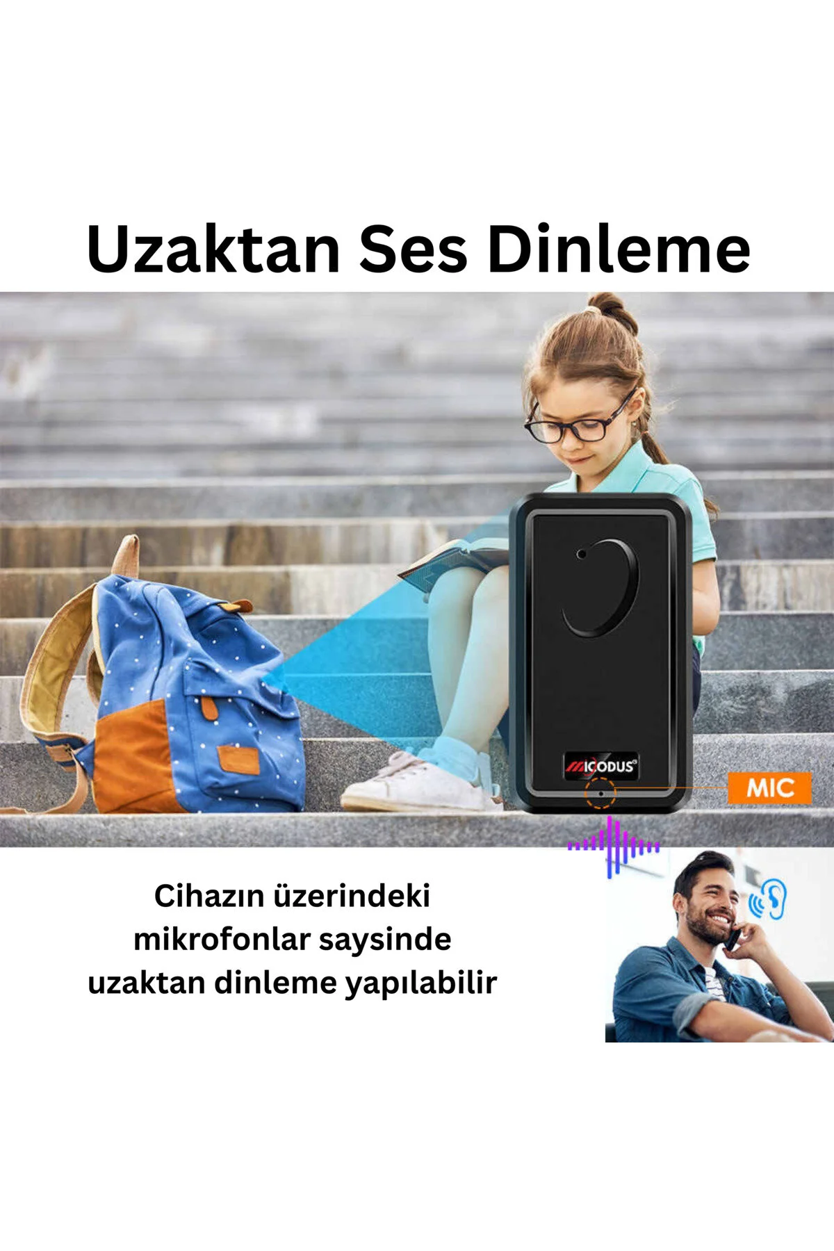 Ml500 Kişisel Gps Yaşlı, Çocuk Ve Bireysel Güvenlik İçin 12 Ay